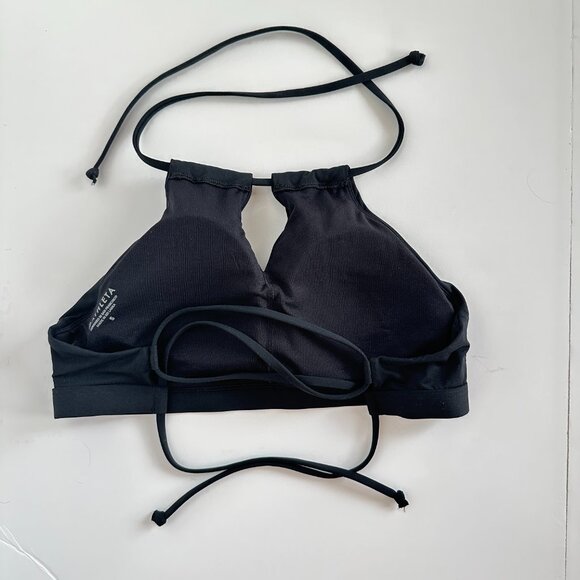 Athleta High Neck Keyhole Bikini Top - Black - Picture 3 of 5